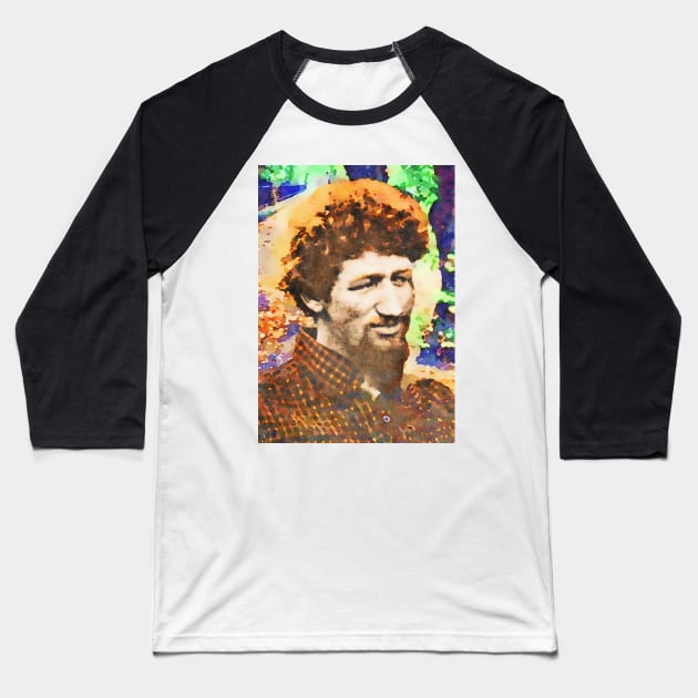 Luke Kelly 1940-1984 Baseball T-Shirt by DeaglanStudio